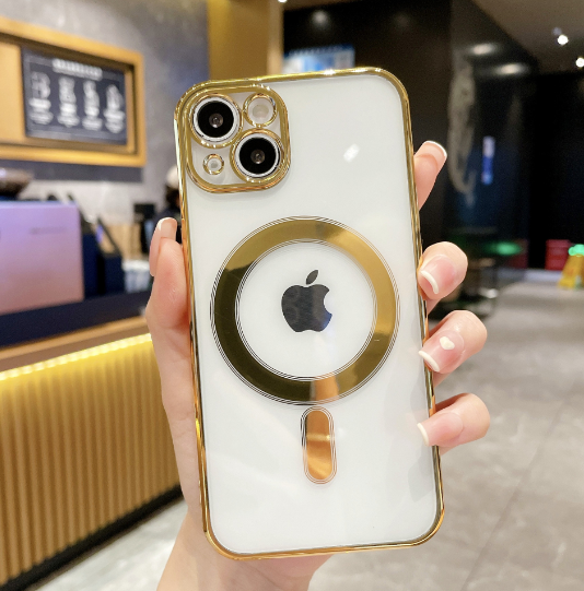 Luxury Transparent Plating Bumper Case